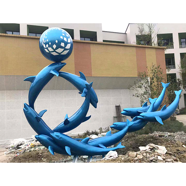 軟件園海豚雕像